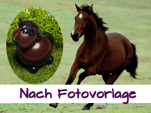 Kugelpferdchen nach Fotovorlage Kugelpferdchen nach Fotovorlage