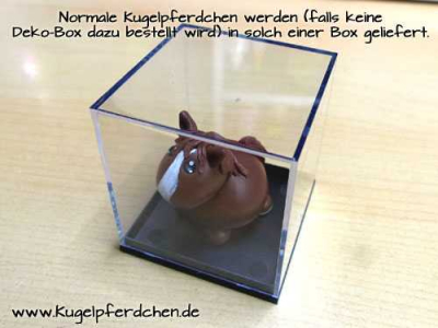 Preview: Kugelschwein normal Preview: Kugelpferdchen Box - in dieser Box werden die Kugelpferdchen geliefert wenn keine Deko-Box dazu bestellt wird.