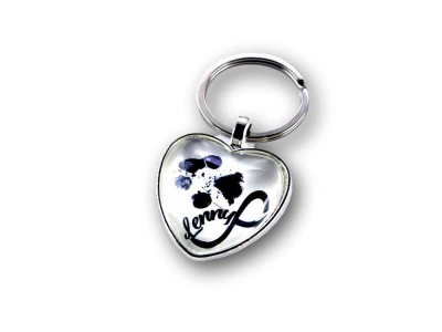 Preview: Abdruck-Schmuck Schlüsselanhänger mit Infinity-Zeichen und Name Preview: Abdruck-Schmuck Schlüsselanhänger mit Infinity-Zeichen und Name