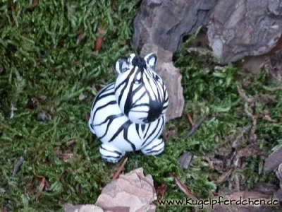 Preview: Kugel-Zebra Preview: Kugelzebra Skulptur