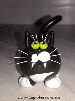 Preview: Kugel-Katze funny Preview: Beispiel Kugelkatze rund