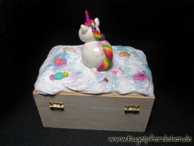 Preview: Große Einhorn-Schatztruhe "Sweets" Preview: Kugel-Einhorn sweets