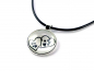 Preview: Abdruck-Schmuck Halskette Zwei Herzen