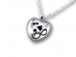Preview: Abdruck-Schmuck Halskette Herz mit Infinity-Zeichen und Name