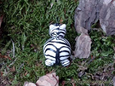 Kugelzebra Skulptur