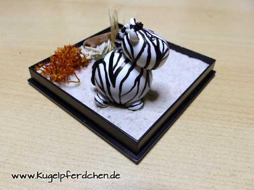 Szenario Kugelzebra in Savanne