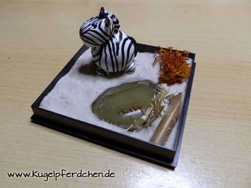 Szenario Kugelzebra in Savanne