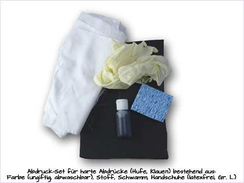 Abdruck-Schmuck Schlüsselanhänger Pfote Herz Dunkel
