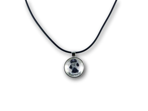 Abdruck-Schmuck Halskette mit Namen