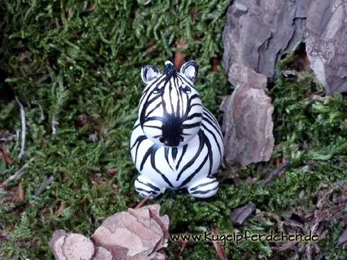 Kugelzebra Skulptur