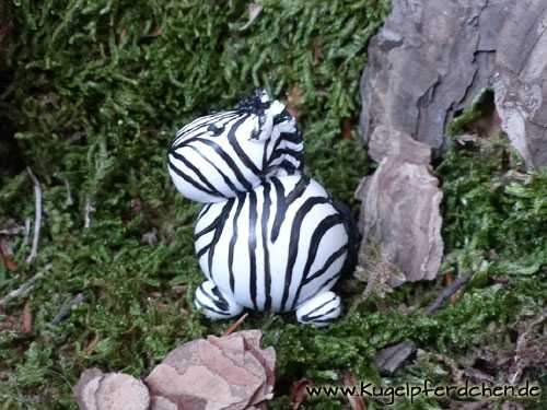 Kugelzebra Skulptur