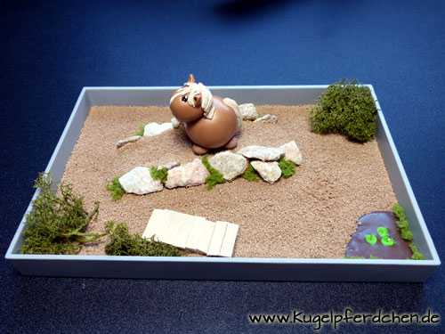 Beispiel für Kugelpferdchen in Trail-Box